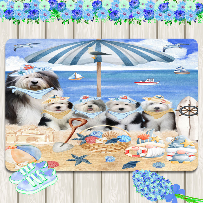 Old English Sheepdog Area Rug and Runner: Explore a Variety of Designs, Custom, Personalized, Indoor Floor Carpet Rugs for Home and Living Room, Gift for Dog and Pet Lovers