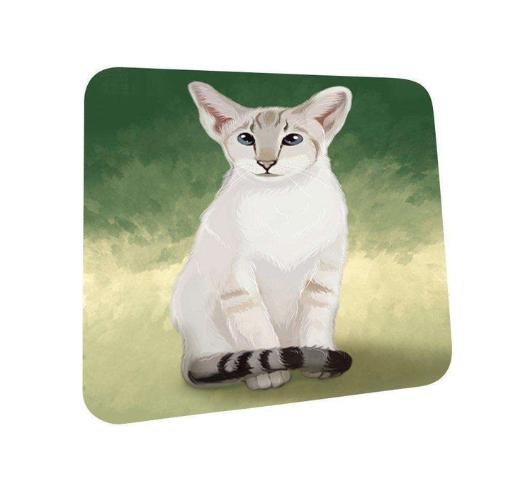 Oriental Blue-Point Siamese Cat Coasters Set of 4 CST48006