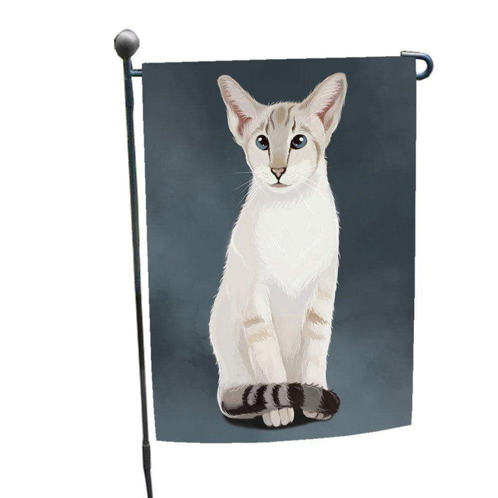 Oriental Blue Point Siamese Cat Garden Flag