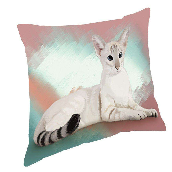 Oriental Blue-Point Siamese Cat Pillow PIL48032