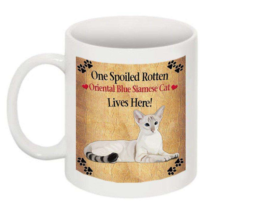 Oriental Blue Point Siamese Spoiled Rotten Cat Mug