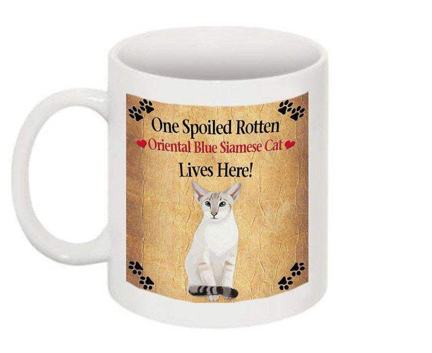 Oriental Blue Point Siamese Spoiled Rotten Cat Mug