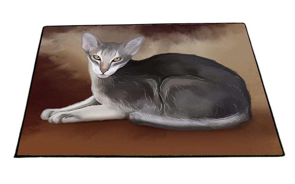 Oriental Siamese Cat Floormat FLMS48003