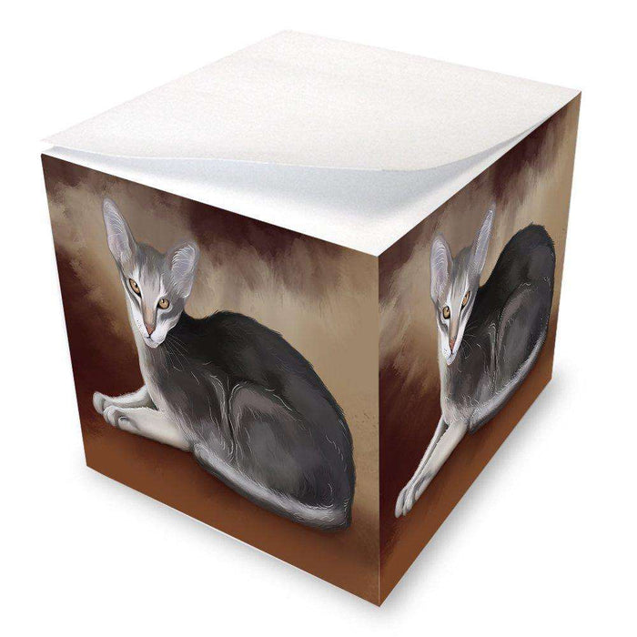 Oriental Siamese Cat Note Cube NOC48009