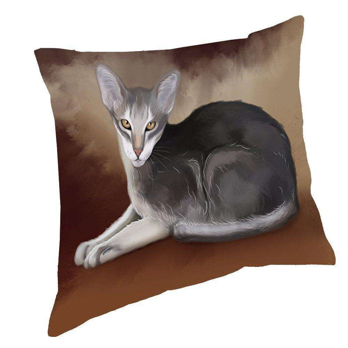 Oriental Siamese Cat Pillow PIL48036