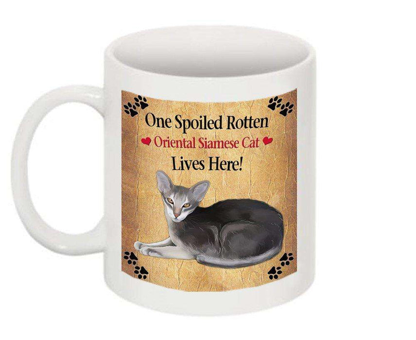 Oriental Siamese Spoiled Rotten Cat Mug