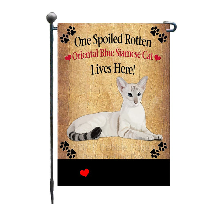 Personalized Spoiled Rotten Oriental Blue-Point Siamese Cat GFLG-DOTD-A63212