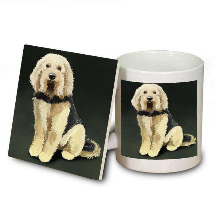 Otterhound Dog Mug and Coaster Set