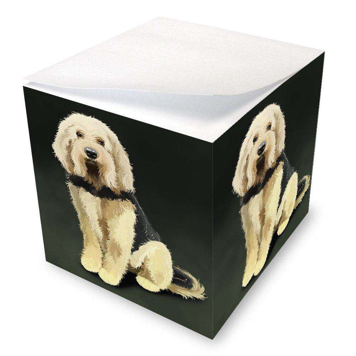 Otterhound Dog Note Cube