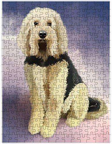 Otterhound Dog Puzzle with Photo Tin