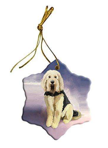 Otterhound Dog Star Porcelain Ornament SPOR48002