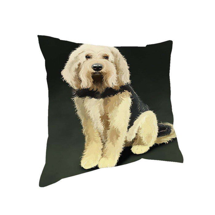 Otterhound Dog Throw Pillow