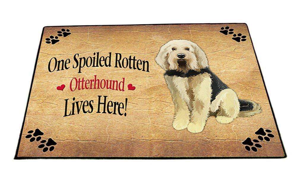 Otterhound Spoiled Rotten Dog Indoor/Outdoor Floormat