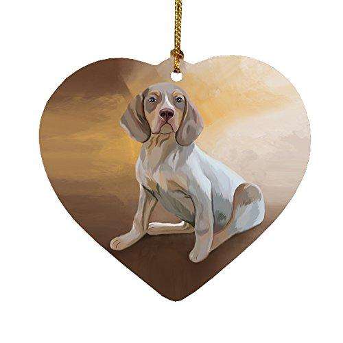 Pachon Navarro Dog Heart Christmas Ornament HPOR48011