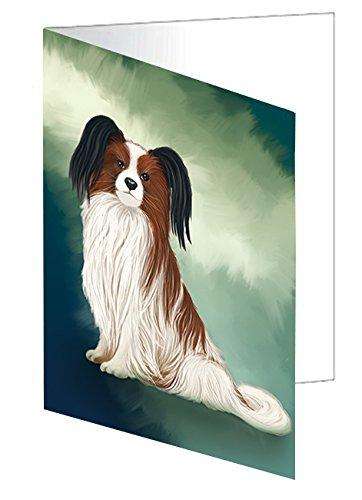 Papillion Dog Handmade Artwork Assorted Pets Greeting Cards and Note Cards with Envelopes for All Occasions and Holiday Seasons