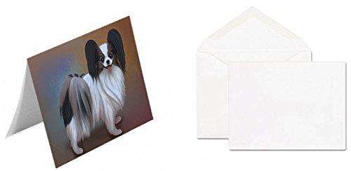 Papillion Dog Handmade Artwork Assorted Pets Greeting Cards and Note Cards with Envelopes for All Occasions and Holiday Seasons