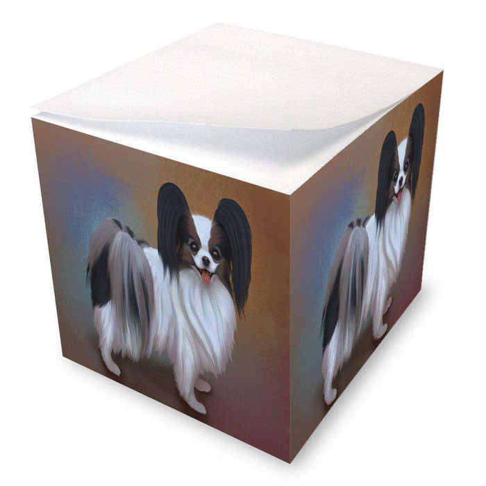 Papillion Dog Note Cube