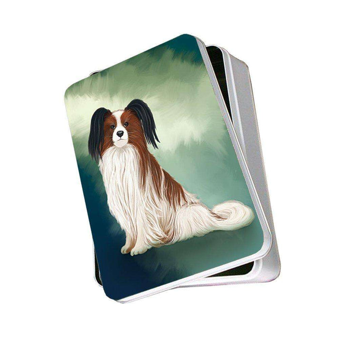 Papillion Dog Photo Storage Tin PITN48012