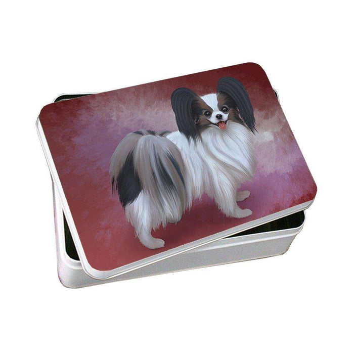 Papillion Dog Photo Storage Tin PITN48013