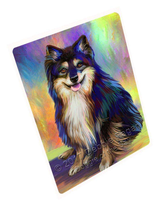 Paradise Wave Australian Shepherd Black Tri Dog Magnet Mini (3.5" x 2") MAG48399