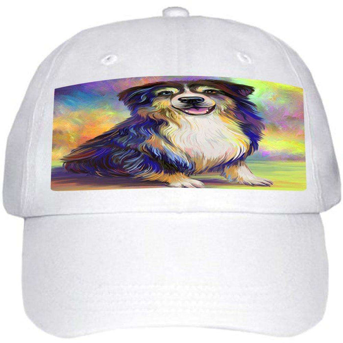 Pardise Wave Australian Shepherd Blue Merle Dog Ball Hat Cap HAT49392