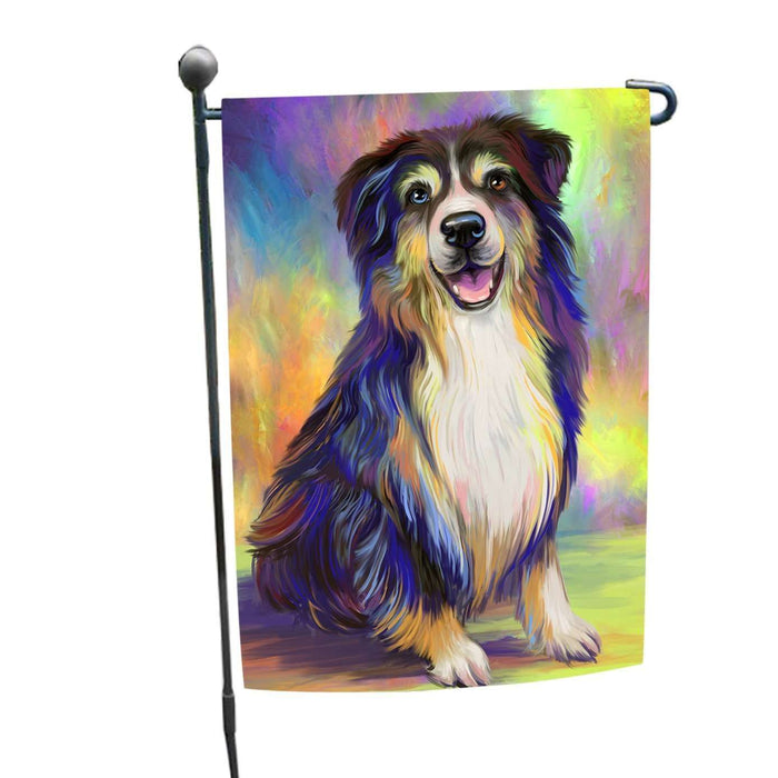 Pardise Wave Australian Shepherd Blue Merle Dog Garden Flag GFLG48088