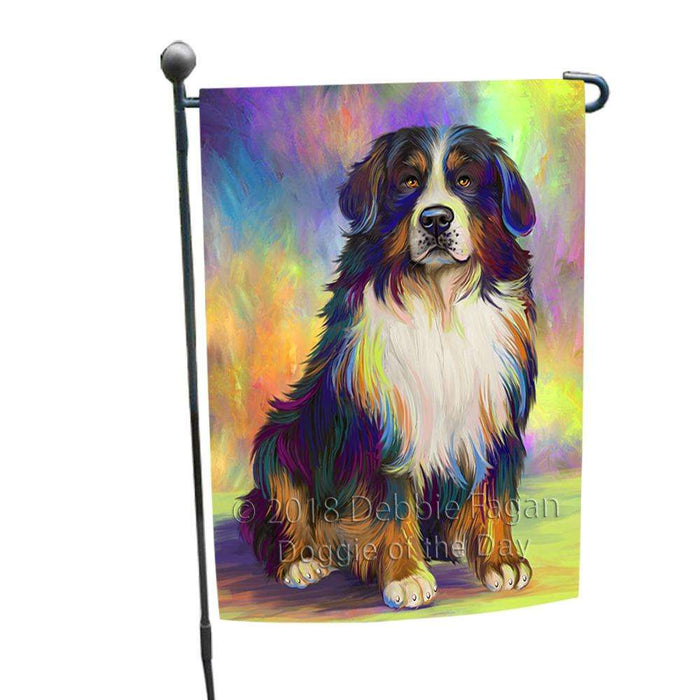 Pardise Wave Bernese Mountain Dog Garden Flag GFLG53657