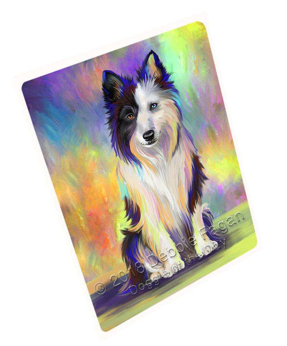 Pardise Wave Border Collie Dog Cutting Board C65232