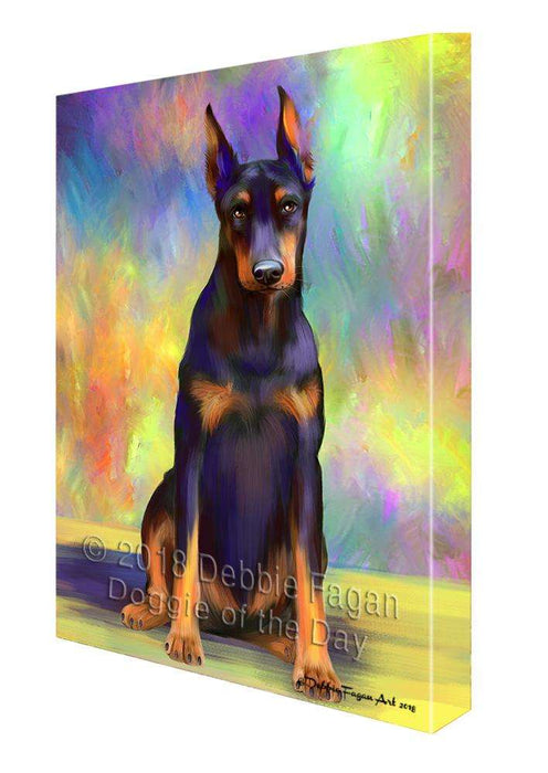 Pardise Wave Doberman Pinscher Dog Canvas Print Wall Art Décor CVS100241