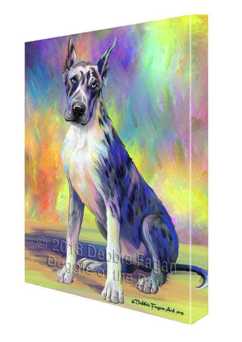 Pardise Wave Great Dane Dog Canvas Print Wall Art Décor CVS100250