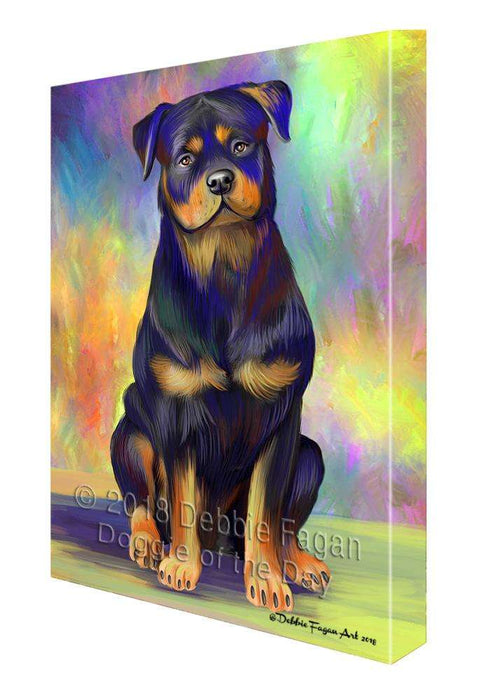 Pardise Wave Rottweiler Dog Canvas Print Wall Art Décor CVS100259