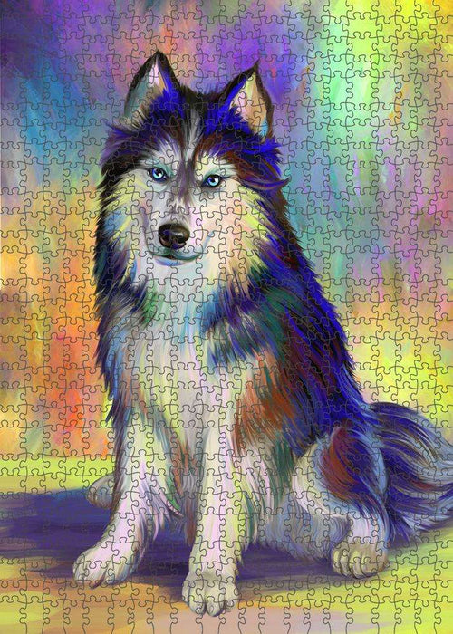 Pardise Wave Siberian Husky Dog Puzzle  PUZL81564