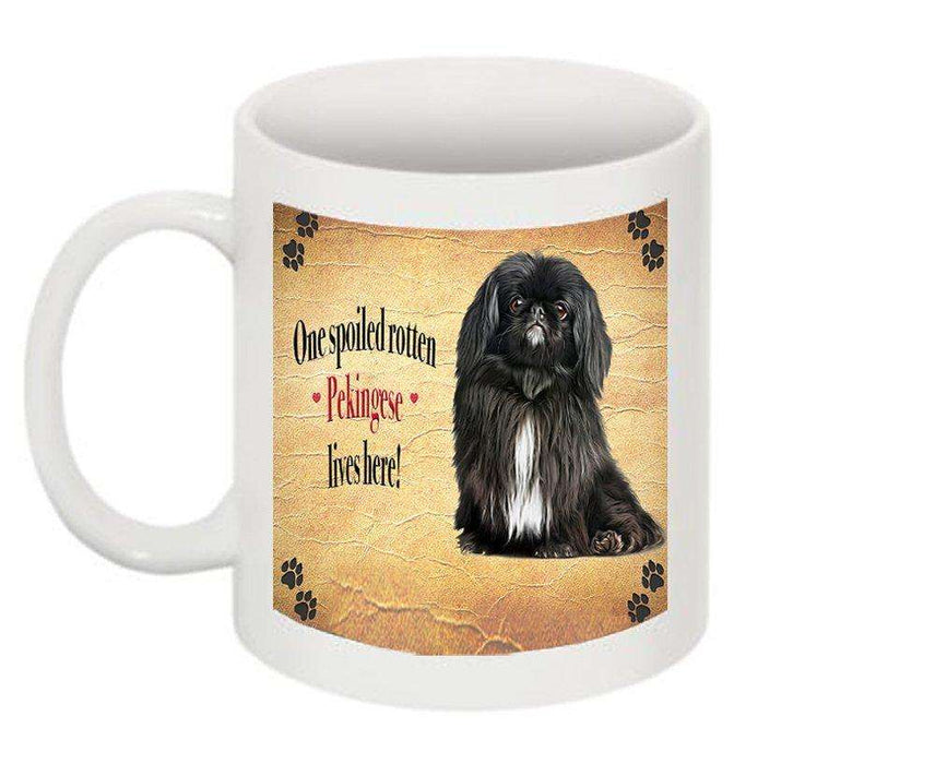 Pekingese Black Spoiled Rotten Dog Mug