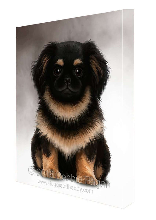 Pekingese Dog Art Portrait Print Canvas