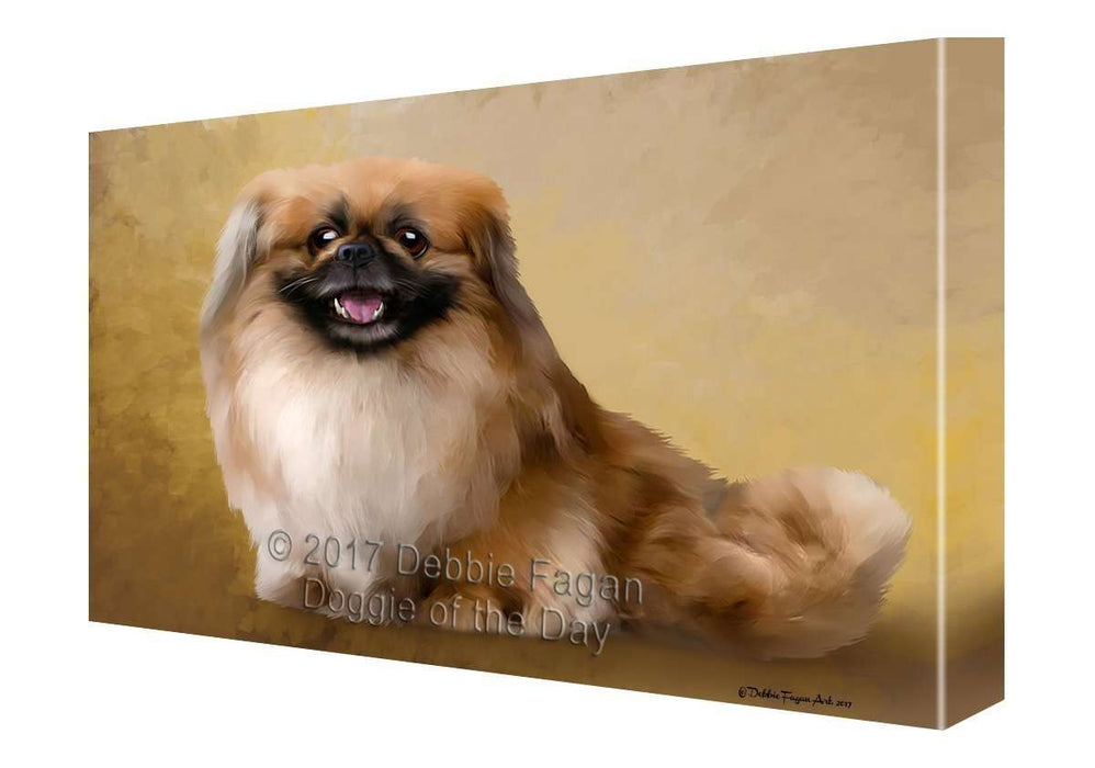 Pekingese Dog Canvas Wall Art D017