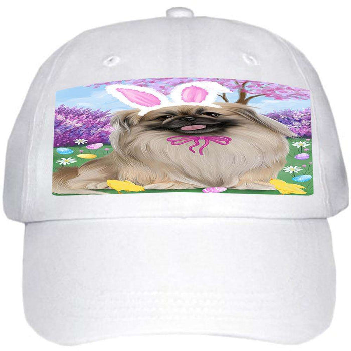 Pekingese Dog Easter Holiday Ball Hat Cap HAT51315