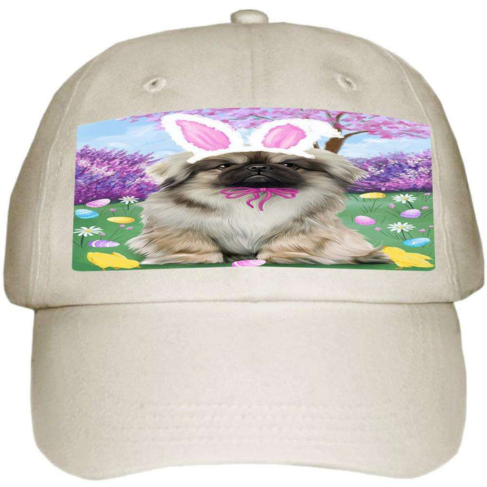 Pekingese Dog Easter Holiday Ball Hat Cap HAT51321