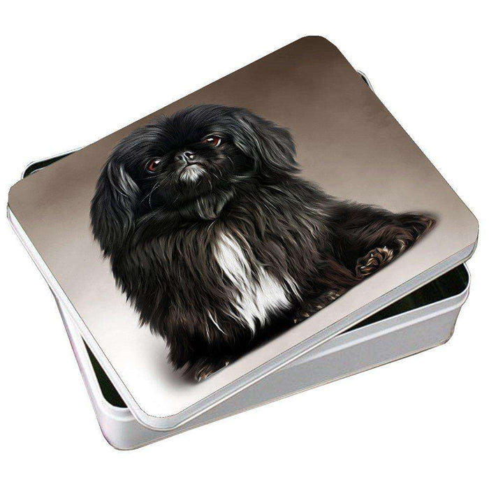 Pekingese Dog Photo Storage Tin