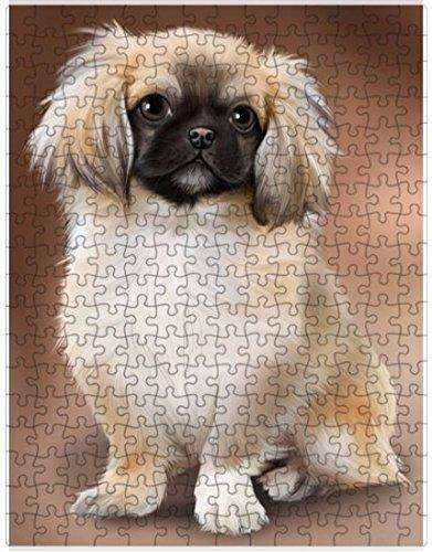 Pekingese Dog Puzzle with Photo Tin D525