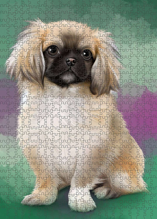 Pekingese Dog Puzzle with Photo Tin PUZL1599