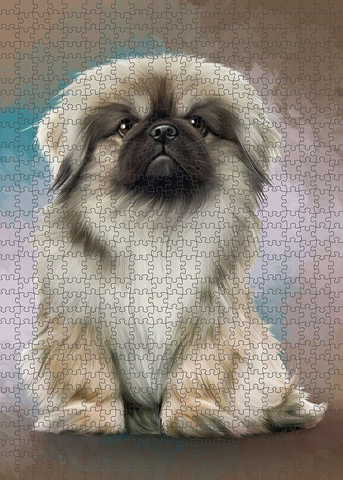 Pekingese Dog Puzzle with Photo Tin PUZL1602
