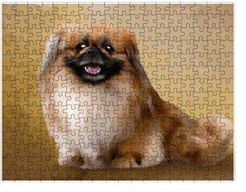 Pekingese Dog Puzzle with Photo Tin