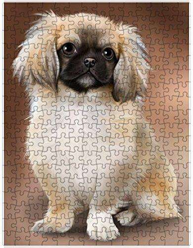Pekingese Dog Puzzle with Photo Tin