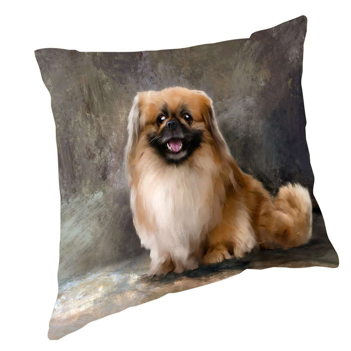 Pekingese Dog Throw Pillow