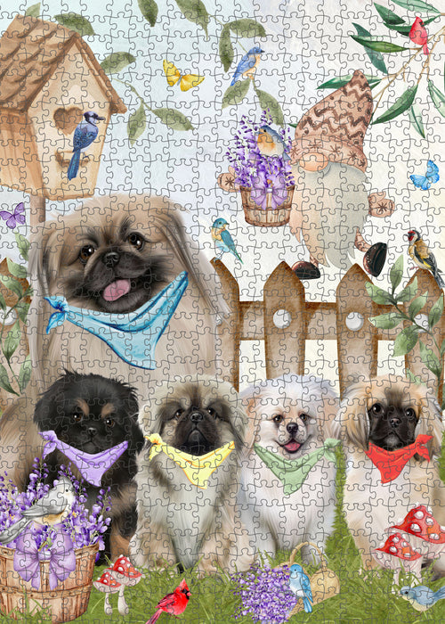 Pekingese Jigsaw Puzzle for Adult, Interlocking Puzzles Games, Personalized, Explore a Variety of Designs, Custom, Dog Gift for Pet Lovers