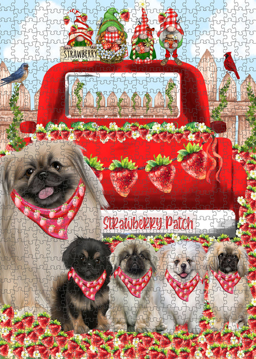 Pekingese Jigsaw Puzzle: Explore a Variety of Designs, Interlocking Puzzles Games for Adult, Custom, Personalized, Gift for Dog and Pet Lovers