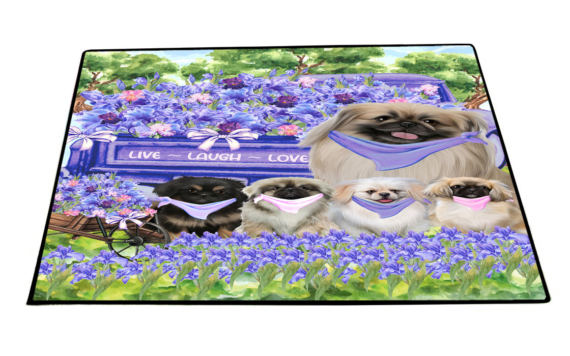 Pekingese Floor Mat, Anti-Slip Door Mats for Indoor and Outdoor, Custom, Personalized, Explore a Variety of Designs, Pet Gift for Dog Lovers