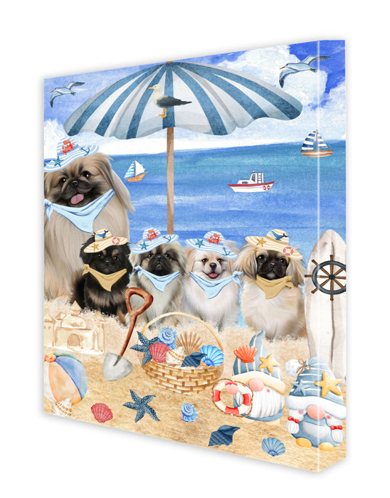 Pekingese Canvas: Explore a Variety of Personalized Designs, Custom, Digital Art Wall Painting, Ready to Hang Room Decor, Gift for Dog and Pet Lovers