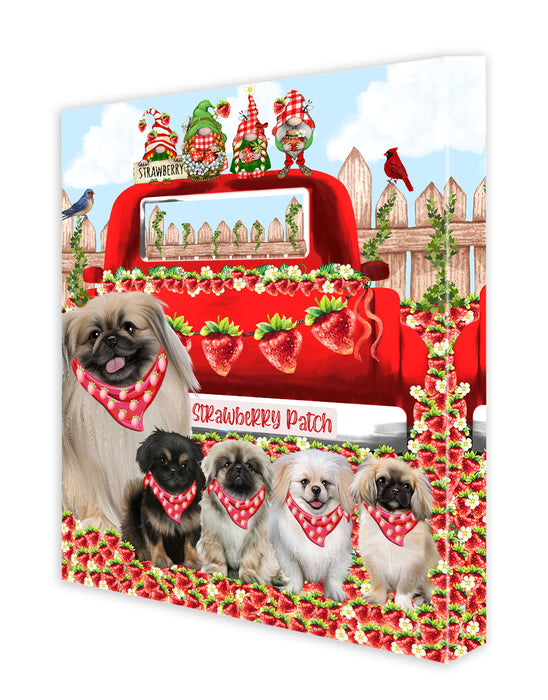 Pekingese Canvas: Explore a Variety of Designs, Personalized, Digital Art Wall Painting, Custom, Ready to Hang Room Decor, Dog Gift for Pet Lovers