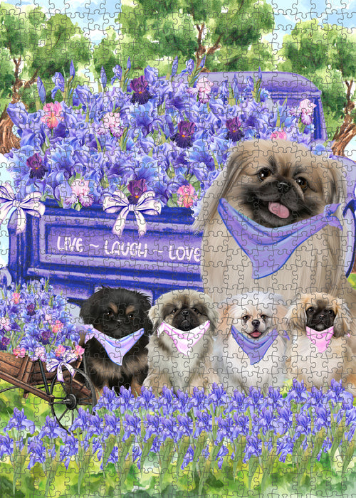Pekingese Jigsaw Puzzle: Interlocking Puzzles Games for Adult, Explore a Variety of Custom Designs, Personalized, Pet and Dog Lovers Gift